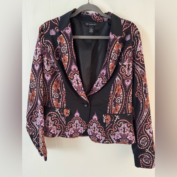 INC International Concepts Paisley Blazer - Picture 1 of 1
